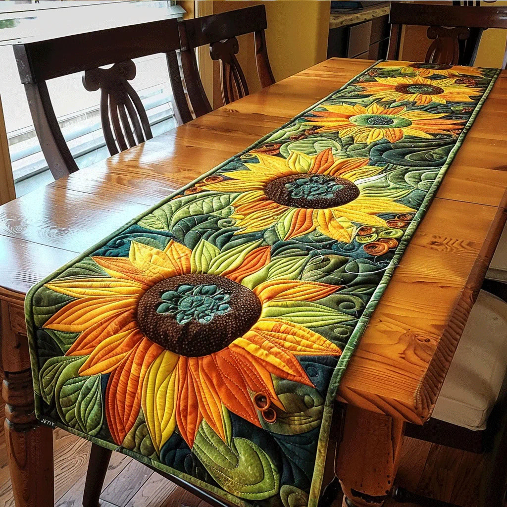 Nappe matelassée - Jardin de Tournesols