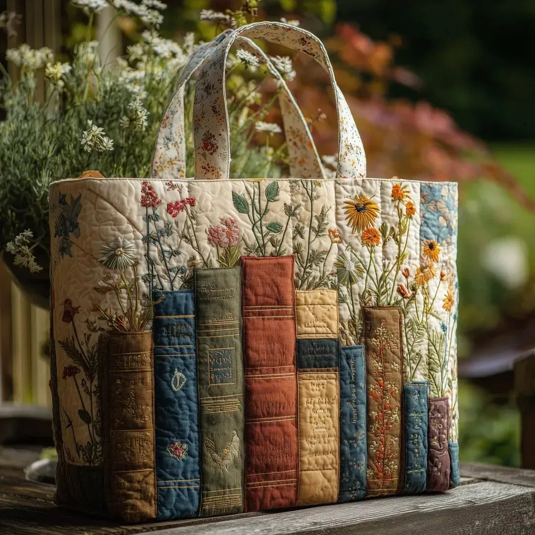 Handgemaakt Tas | Boeken en Bloemen