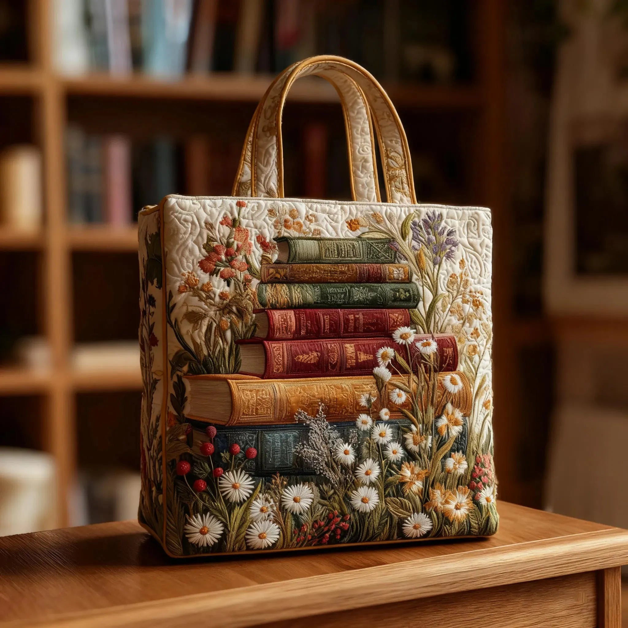 Sac Fait Main | Motif Floral Élégant