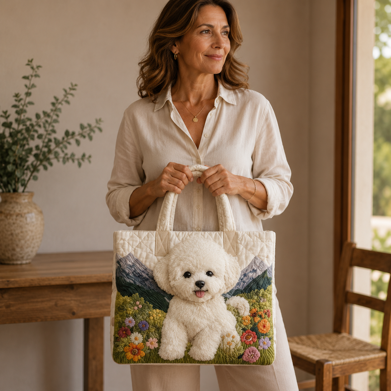 Sac fait à la main | Chien Charmant
