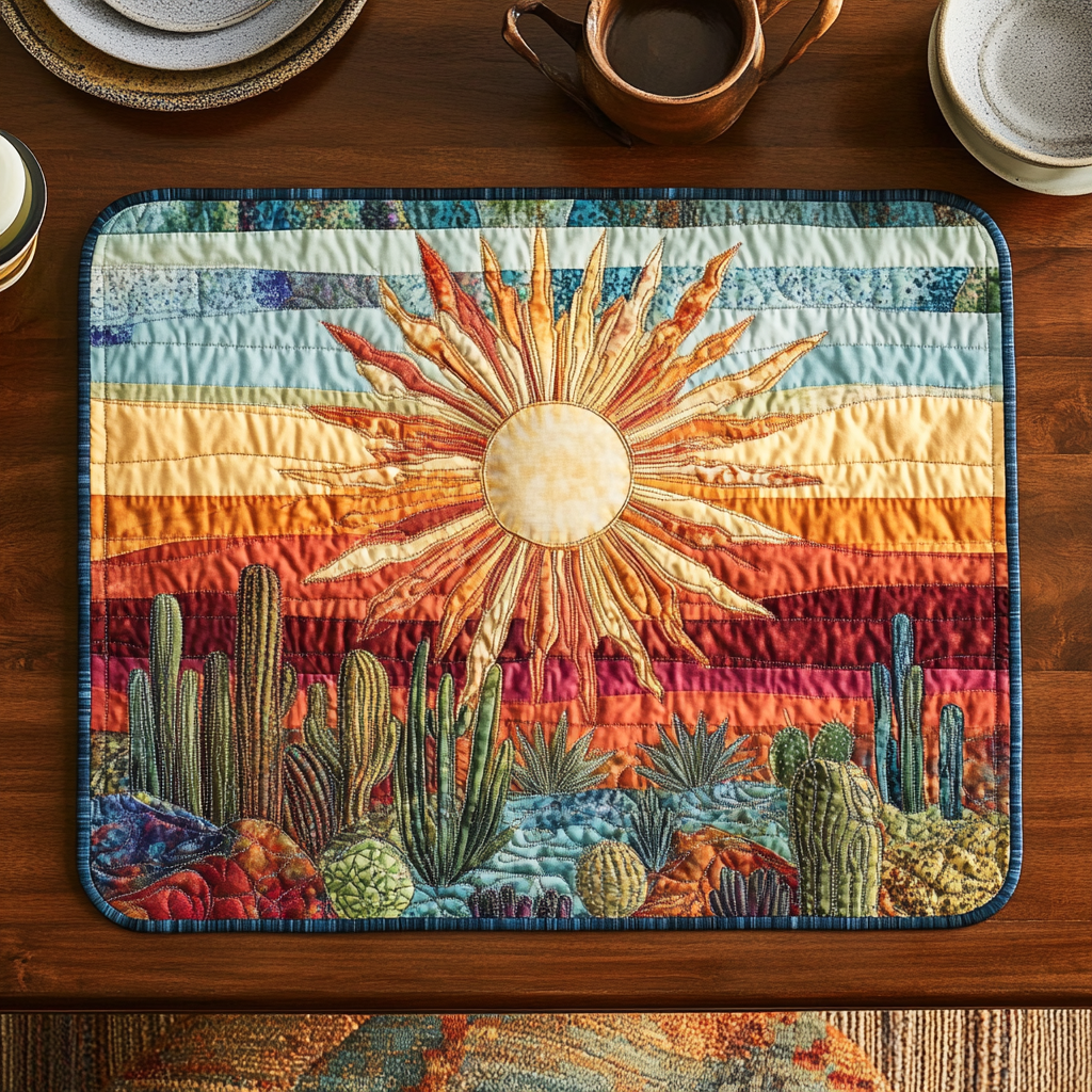 Gequilte Tafelmat Golden Horizon NCU0VH3100