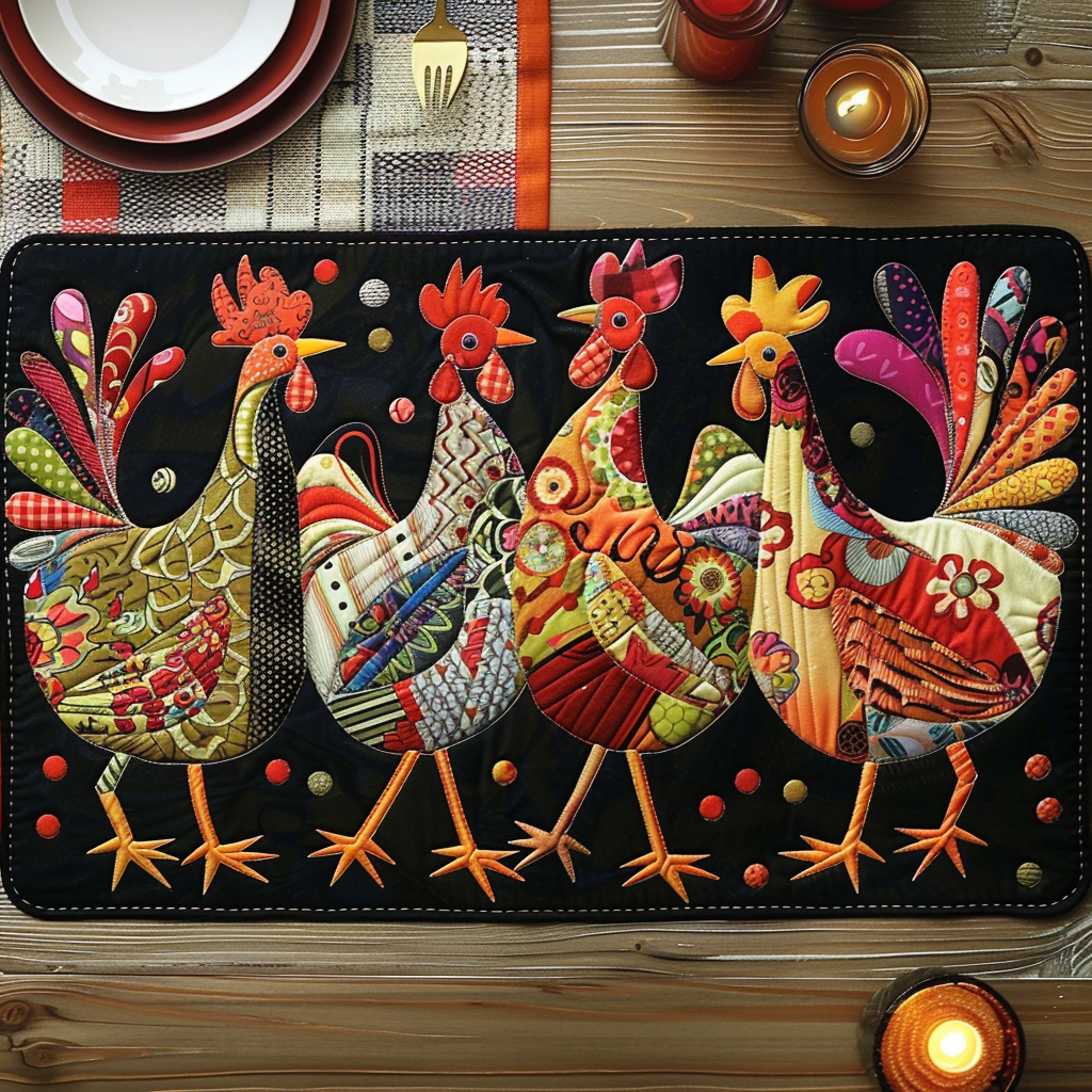 Gequilted Placemat Nacht Excellent NCU0TH334
