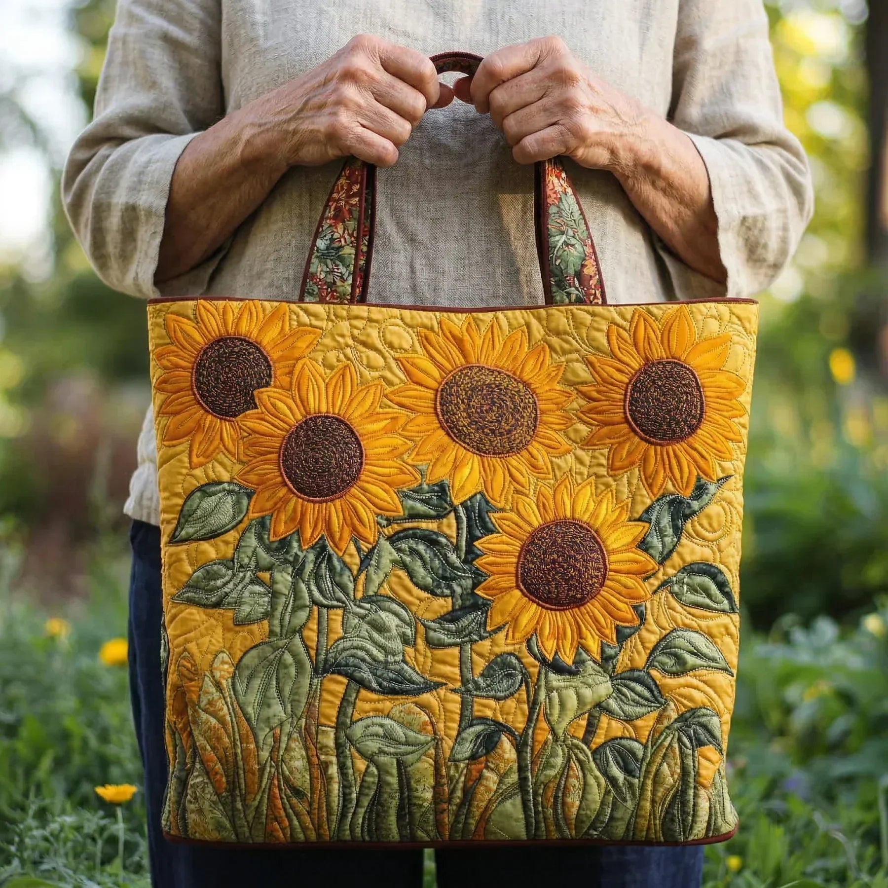 Sac fait main | Tournesols classiques
