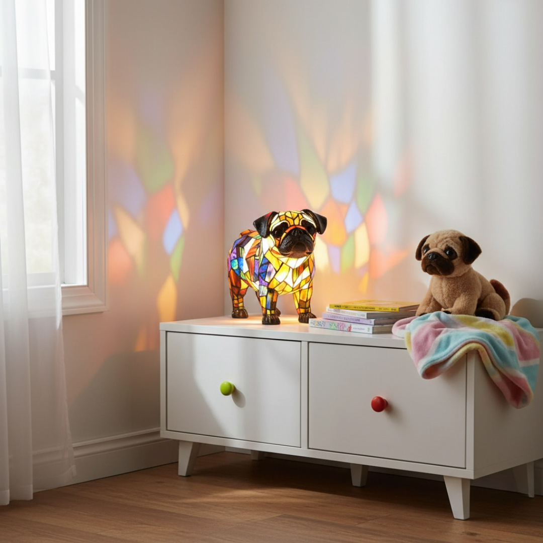 Glanzende Pug