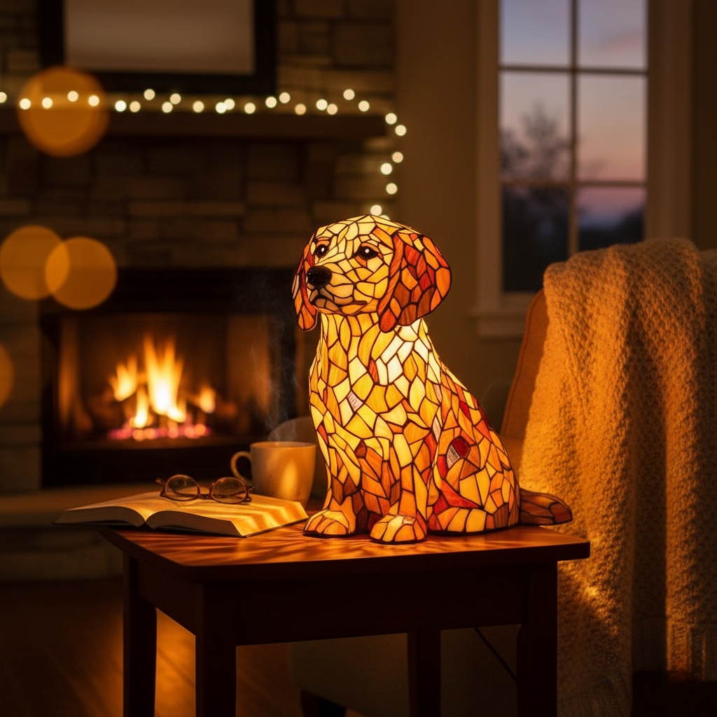 Lily het Spirituele Gouden Retriever Beeldje