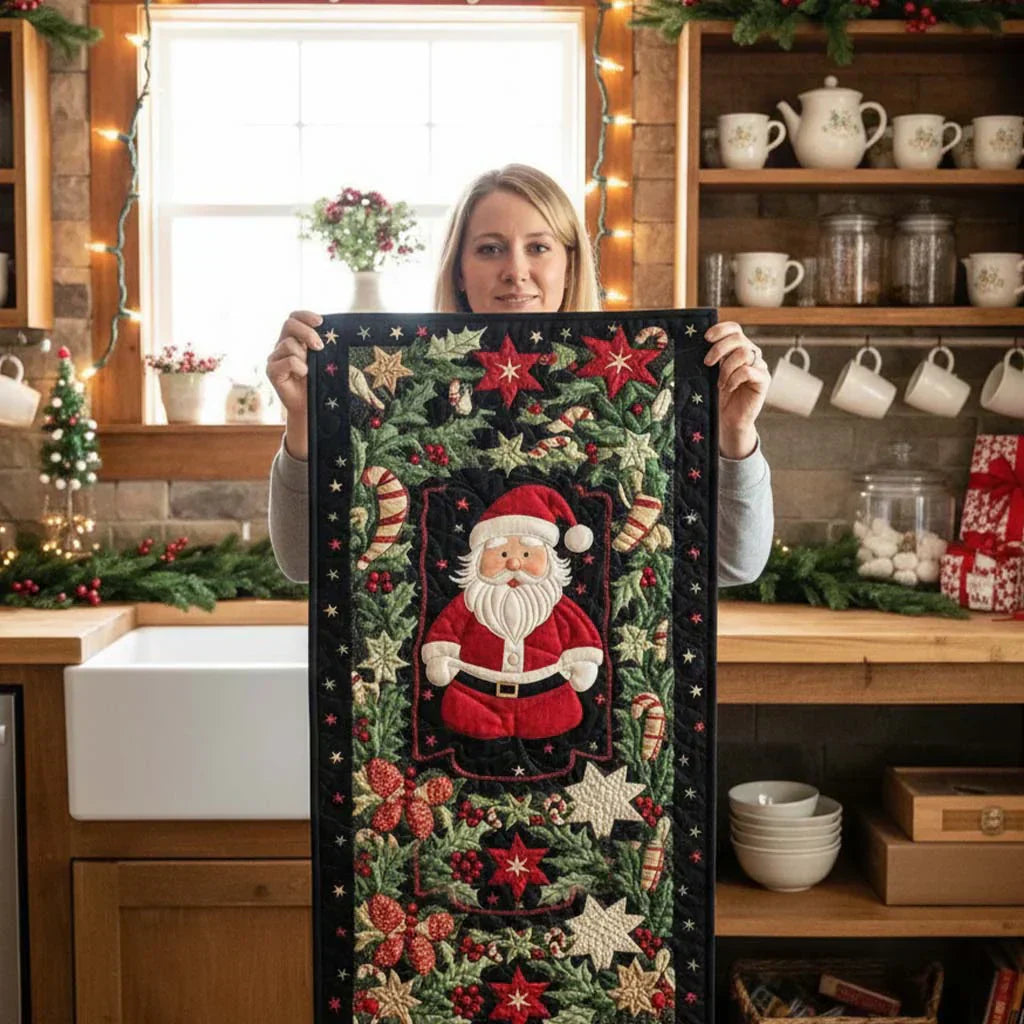 Gequilted Tafelkleed - Arctische Glans