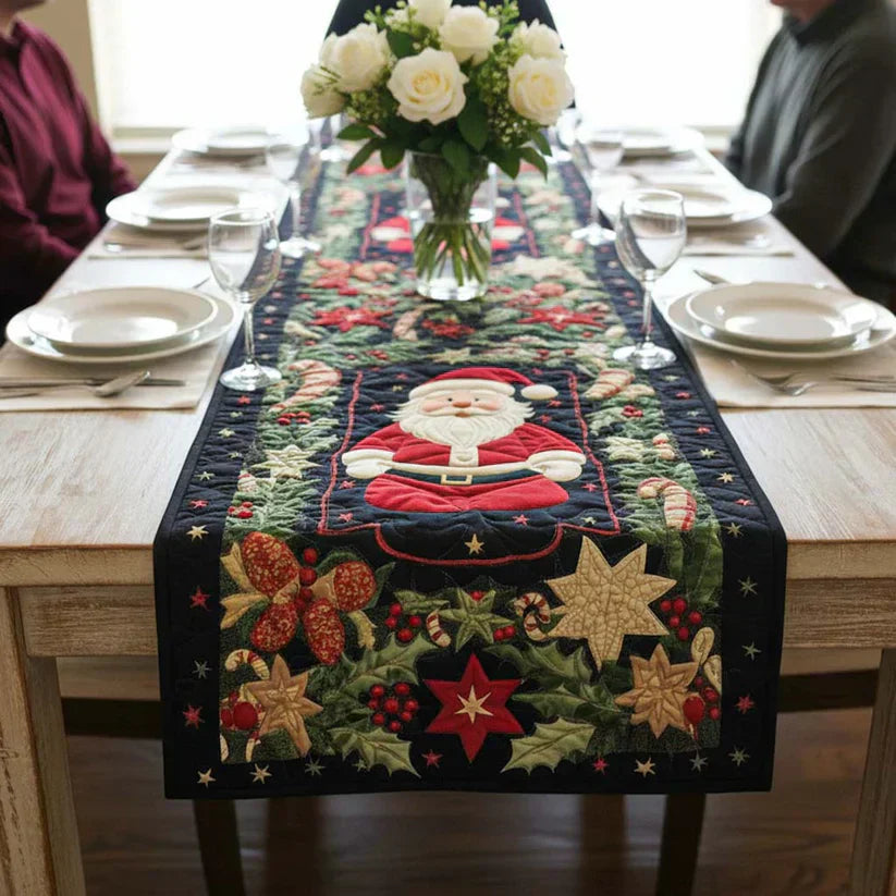 Gequilted Tafelkleed - Arctische Glans