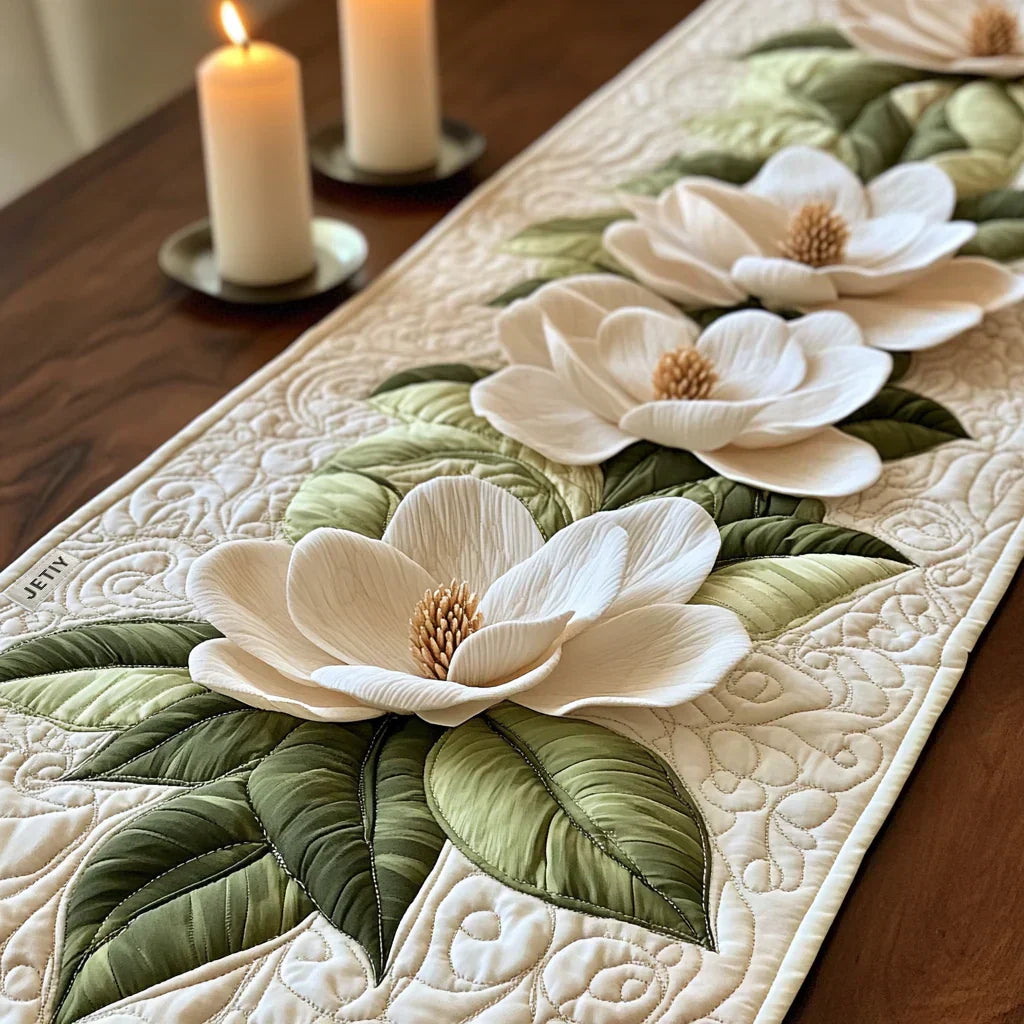 Gequilt Tafelkleed - Elegant in Bloemen