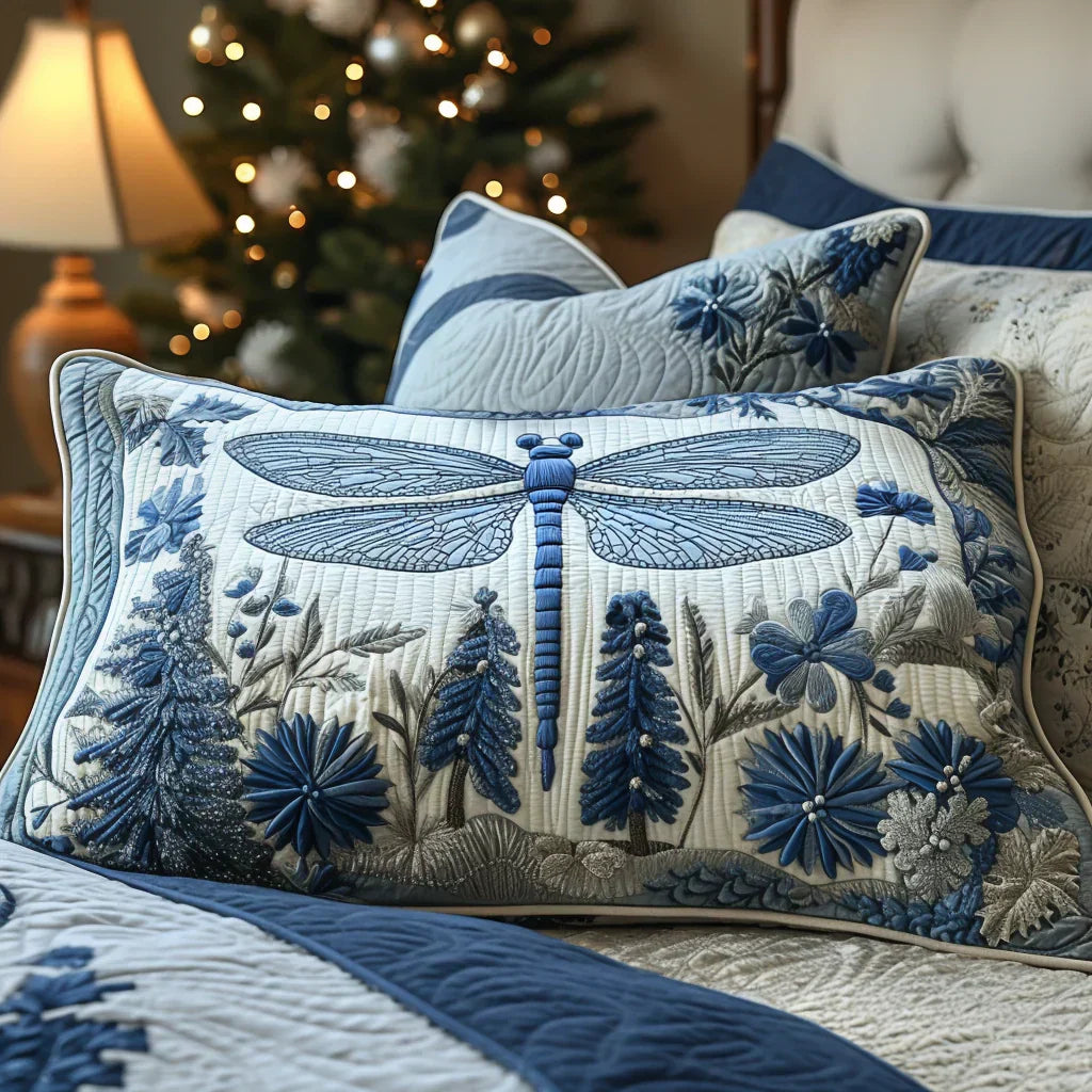 Kussenhoes met quilt - Vleugels in de wind