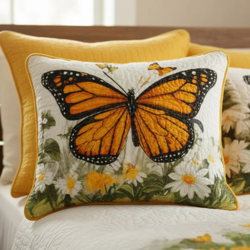 Kussenhoes met quilt - Monarch prairie
