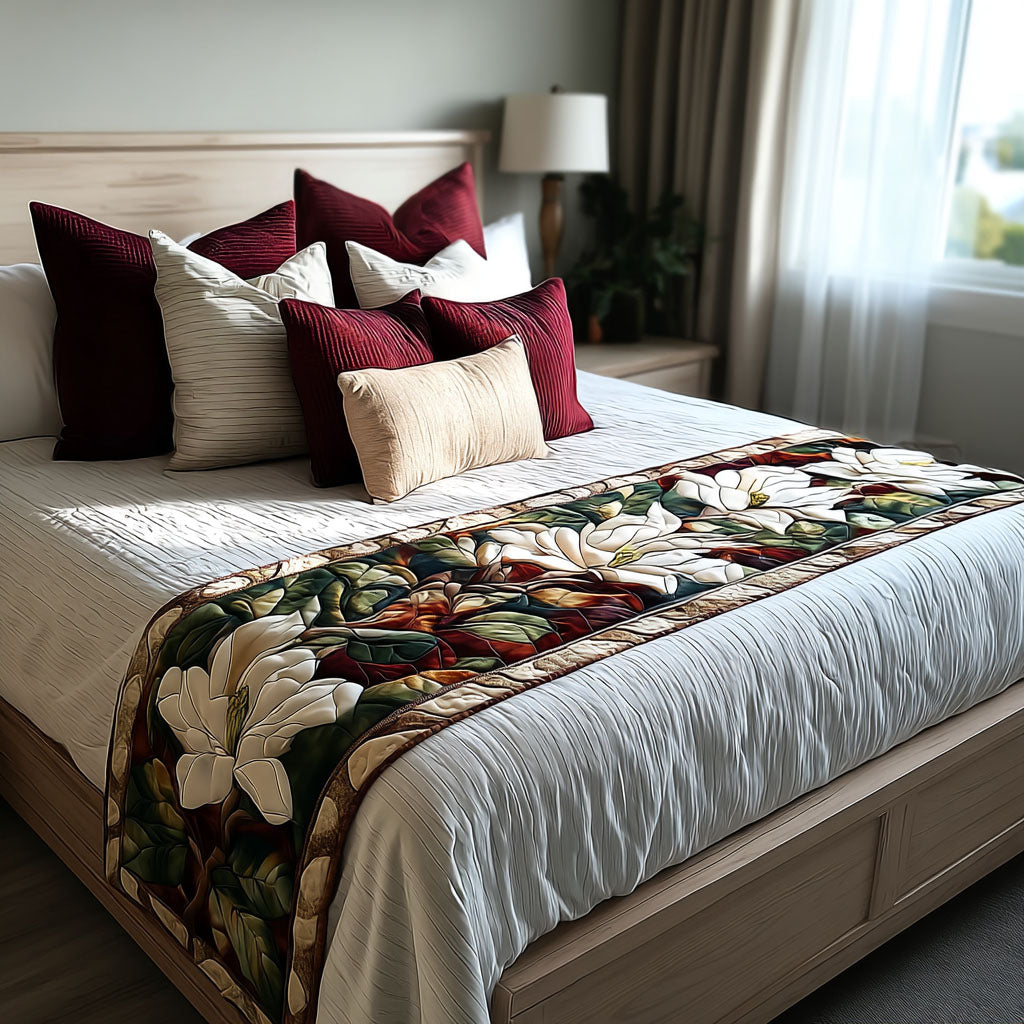Bed Runner Gequilt Magnolia Memories NCU0PT7892